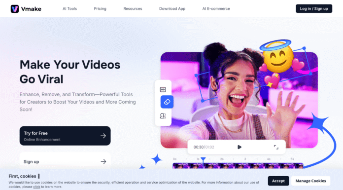 AI Video Editing Gets a Boost: Vmake.ai Emerges as All-in-One Mobile Studio for Creators
