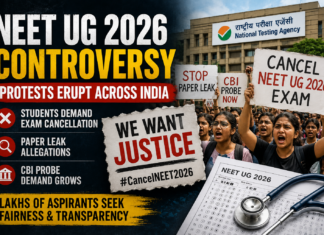 NEET UG 2026 Row Intensifies as Students Demand Exam Cancellation Across India