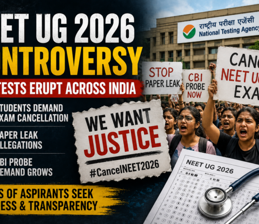NEET UG 2026 Row Intensifies as Students Demand Exam Cancellation Across India